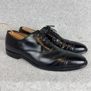 Allen Edmonds Dress Shoe Mens 13 B Park Avenue 5615 Black Cap-Toe Oxford Leather